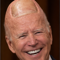 Toe Biden laughing